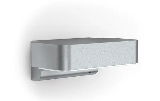 STEINEL 087555 LED-Außenleuchte L 800 SC 7,5 W, 466 lm, IP44, Bewegungsmelder, Bluetooth | silber