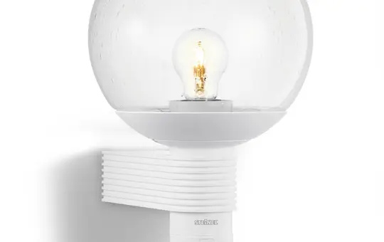 STEINEL 611118 LED-Außenleuchte L 400 S 60 W, IP44, Bewegungsmelder | weiß