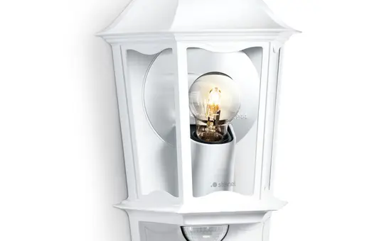 STEINEL 644512 LED-Außenleuchte L 190 S 100 W, IP44, Bewegungsmelder | weiß