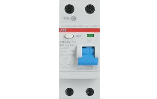 ABB F202 A S-63/0.1 FI-Schutzschalter 4-polig 100mA Typ A 63 A