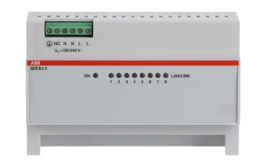 ABB IS/S8.1.1 IP Switch 8 Ports, Fast Ethernet, REG