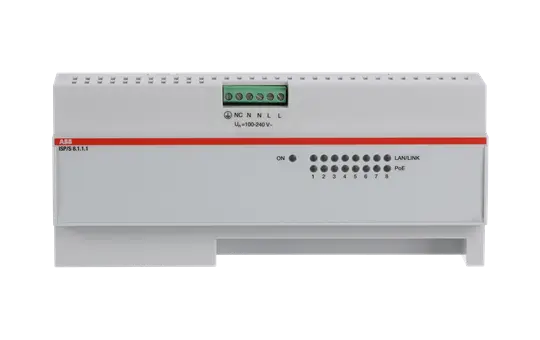 ABB ISP/S8.1.1.1 IP Switch 8 Ports, Fast Ethernet, 55 W, REG