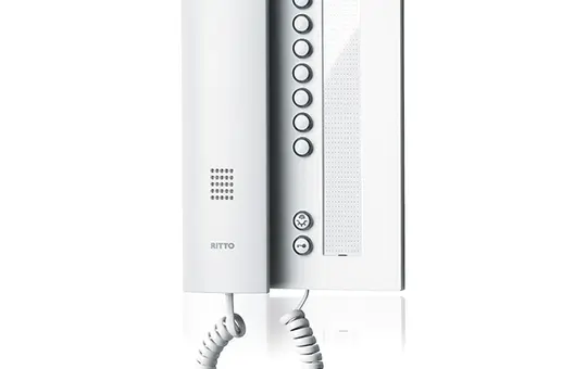 RITTO 1765070 Wohntelefon Komfort TwinBus weiß