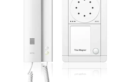 RITTO 1891170 Portier Komplettpaket Audio Set 1 WE | weiß/weiß