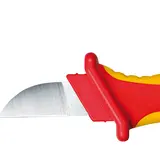 WIHA 38798 Abmantelungsmesser gerade Schneide für Rundkabel in Blister | 200 mm