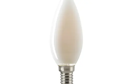 SIGOR 6132901 LED-Filamentlampe Kerze E14 dimmbar 4,5 W | matt