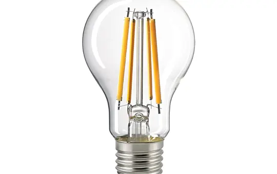 SIGOR 6161001 LED-Filamentlampe E27 dimmbar 7,5 W, CRI98 | klar