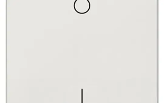 SIEMENS 5TG7142-1 beschr. Wippe delta style 1-fach, I/O | platinmetallic