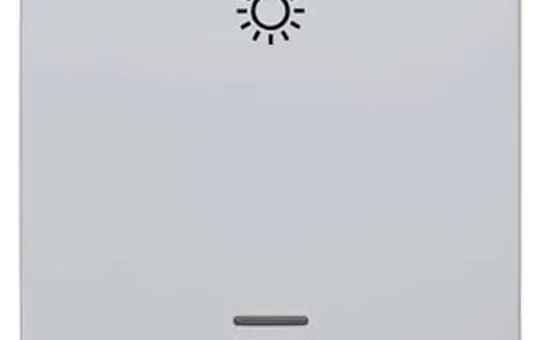 SIEMENS 5TG6246 beschr. Kontrollwippe DELTA i-system 1-fach, Licht | aluminiummetallic