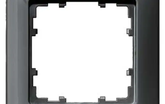 SIEMENS 5TG2551-7 Abdeckrahmen DELTA line 1-fach, Schriftfeld | carbonmetallic