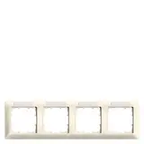 SIEMENS 5TG2584-1 Abdeckrahmen DELTA line 4-fach, Schriftfeld, waagerecht | elektroweiß