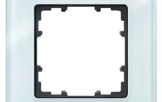 SIEMENS 5TG1201-0 Abdeckrahmen delta miro Glas 1-fach, ohne Siemens Logo | kristallgrün