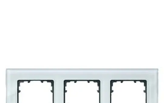 SIEMENS 5TG1203-0 Abdeckrahmen delta miro Glas 3-fach, ohne Siemens Logo | kristallgrün