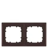 SIEMENS 5TG1322-0CH Abdeckrahmen DELTA style 2-fach | schoko