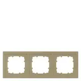 SIEMENS 5TG1323-0MG Abdeckrahmen DELTA style 3-fach | gold