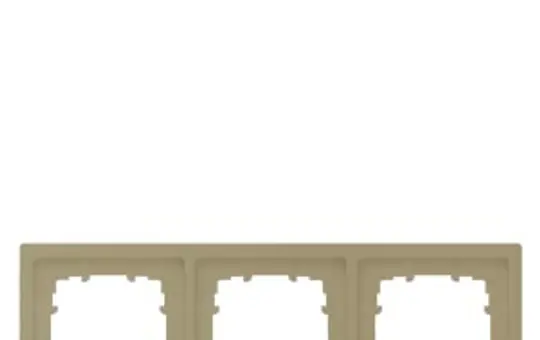 SIEMENS 5TG1323-0MG Abdeckrahmen DELTA style 3-fach | gold