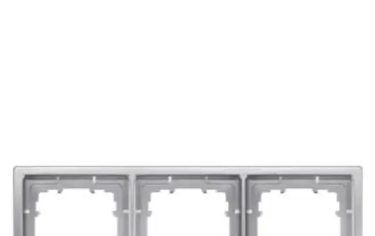 SIEMENS 5TG1323-1 Abdeckrahmen DELTA style 3-fach | platinmetallic