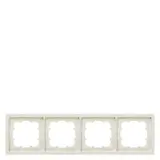 SIEMENS 5TG1324 Abdeckrahmen DELTA style 4-fach | titanweiß