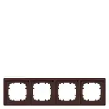 SIEMENS 5TG1324-0CH Abdeckrahmen DELTA style 4-fach | schoko