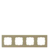 SIEMENS 5TG1324-0MG Abdeckrahmen DELTA style 4-fach | gold