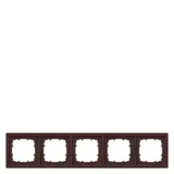 SIEMENS 5TG1325-0CH Abdeckrahmen DELTA style 5-fach | schoko