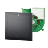 HELIOS 40783 Ventilatoreinsatz ELS NFC P 7,5-100 m³/h, Präsenzmelder | schwarz
