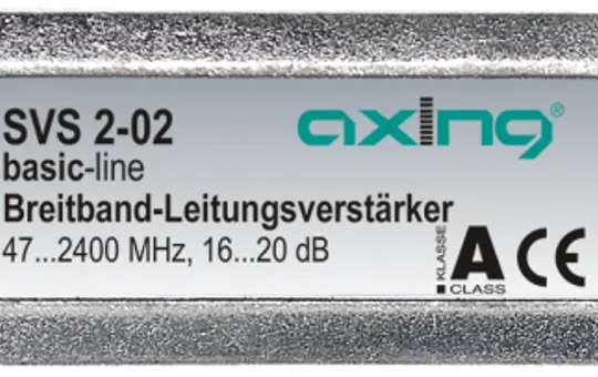 AXING SVS 2-02 Inline SAT-Verstärker 16 - 20 dB