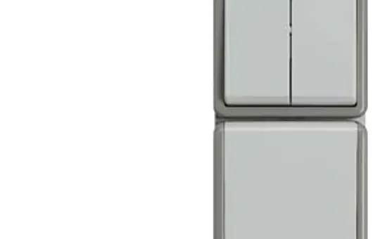 SIEMENS 5TA4815 Aufputzkombination Delta Fläche IP44 1-fach, Serienschalter