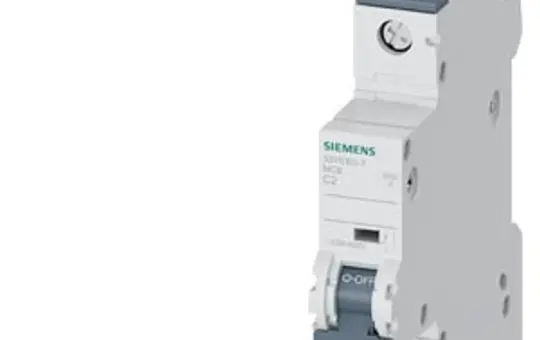 SIEMENS 5SY6102-7 Leitungsschutzschalter Typ C 1-polig 2 A, 6 kA