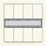 SIEMENS 5WG1287-2DB12 KNX-Tastsensor delta style 4-fach, ohne LED | titanweiß