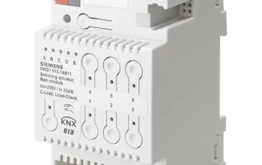 SIEMENS 5WG1513-1AB11 KNX-Schaltaktor 3-fach, Hauptmodul