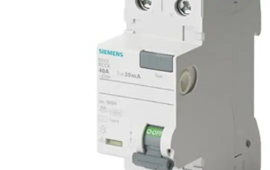 SIEMENS 5SV3312-6KK12 FI-Schutzschalter 2-polig 30 mA Typ A 25 A