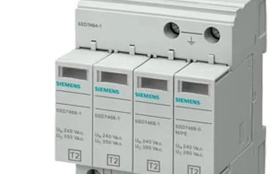 SIEMENS 5SD7464-1 Überspannungsableiter Typ 2 3+1, TN-S/TT, mit Fernanzeige