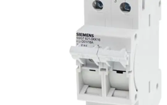 SIEMENS 5SG7621-0KK16 MINIZED Sicherungslasttrennschalter D01, 16 A, 2-polig