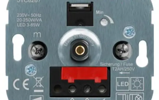 SIEMENS 5TC8267 Drehdimmer mit Druckknopf An/Aus