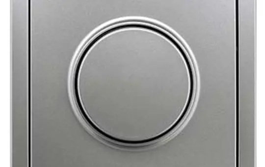 SIEMENS 5TC8912-1 Drehdimmerabdeckung Delta style Standard | platinmetallic