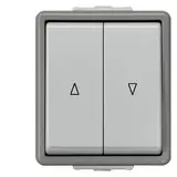 SIEMENS 5TD4708 Aufputz-Jalousietaster Delta fläche IP44 elektr. Verriegelung