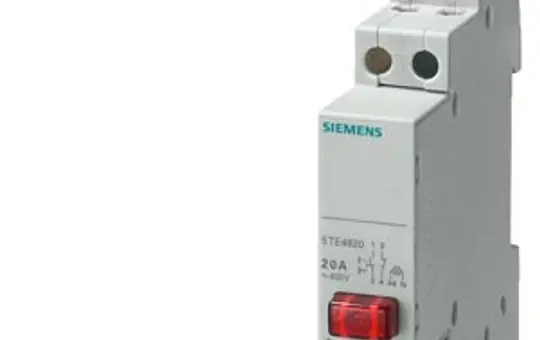 SIEMENS 5TE4821 Taster 1 Schließer, 1 Taste rot