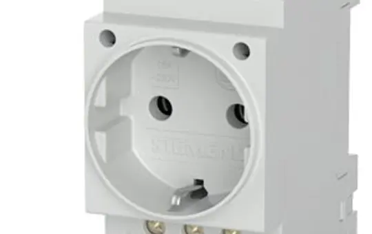 SIEMENS 5TE6800 SCHUKO-Steckdose 16 A | weiß