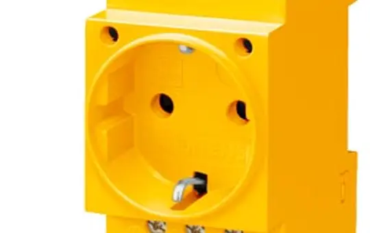 SIEMENS 5TE6810 SCHUKO-Steckdose 16 A | gelb