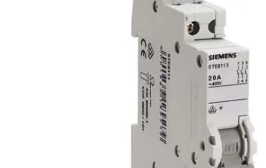 SIEMENS 5TE8113 Ein-Aus-Schalter 20 A, 3 Schließer