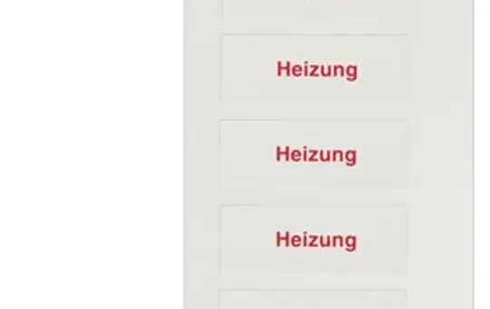 SIEMENS 5TG1894 Piktogrammbogen Delta profil Wippe mit Schriftfeld