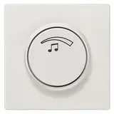 SIEMENS 5TG4812 Lautstärkeregler Delta style mono | titanweiß