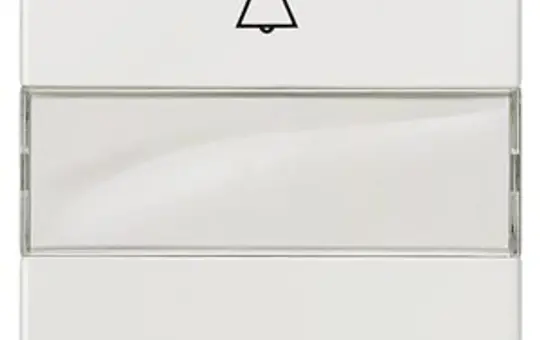 SIEMENS 5TG6215 beschr. Wippe Delta i-system 1-fach, Glocke, Schriftfeld | titanweiß