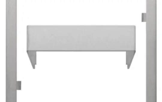 SIEMENS 5TG6278-5AM00 Adapterrahmen Delta style für Bewegungsmelder | aluminiummetallic