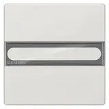 SIEMENS 5TG7156 Wippe Delta style 1-fach, Schriftfeld | titanweiß