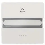 SIEMENS 5TG7150 beschr. Kontrollwippe Delta style 1-fach, Glocke | titanweiß