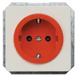 SIEMENS 5UB1480 EDV-Steckdose Delta profil ZSV, orangem Näpfchen | silber