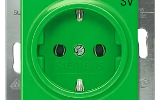 SIEMENS 5UB1910 EDV-Steckdose Delta i-system SV | grün