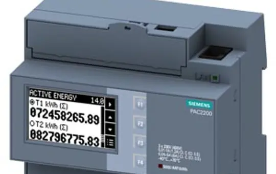 SIEMENS 7KM2200-2EA30-1EA1 Modbus-Zähler 7KM SENTRON 3-phasig, 5 A, 230 V, TCP